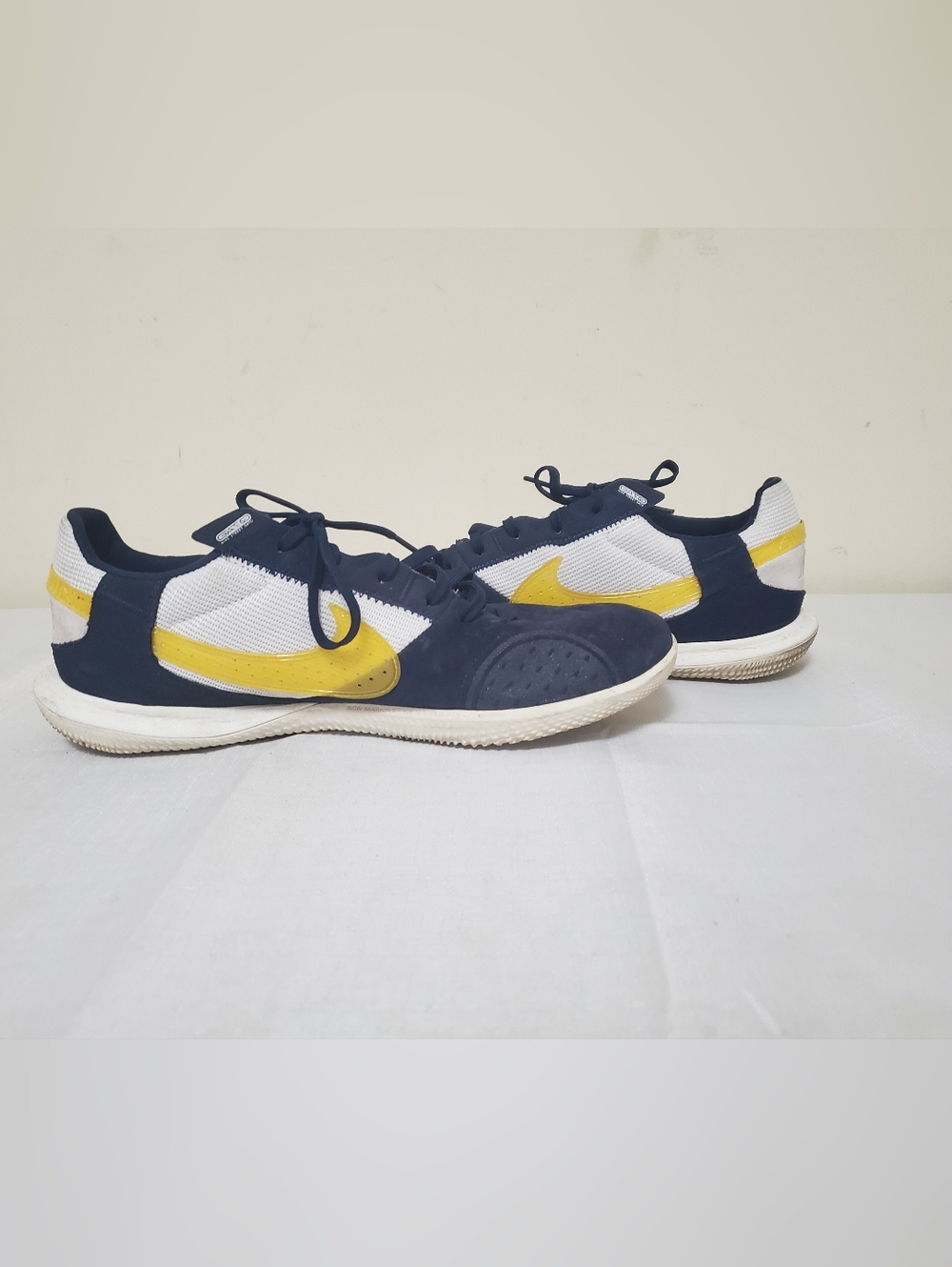 Nike Streetgato Indoor Soccer Cleats Navy Blue Siz 11.5 - Picture 4 of 7